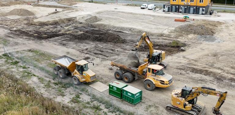 Jordarbejdet har stor betydning i et byggeprojekt.